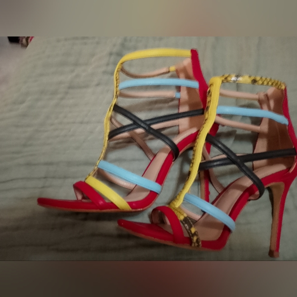 Aldo Colorful Strappy High Heels